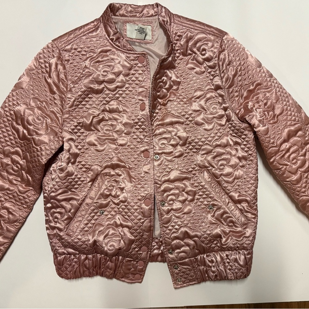 Forever 21 Blush Quilted Jacket